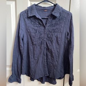 Free People Button-Down Cardigan